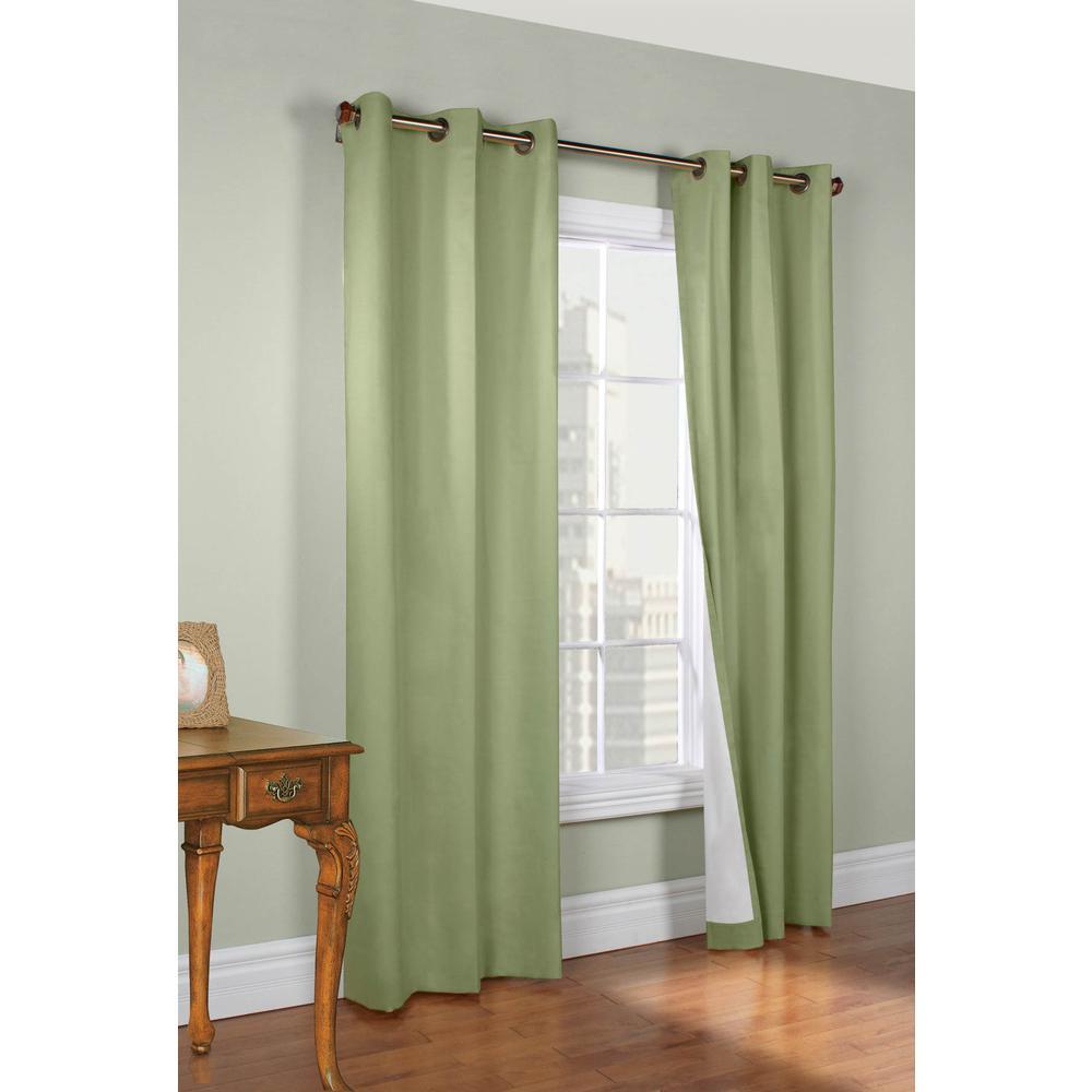 Thermalogic™ Weathermate Grommet Curtain Panel Pair each 40 x 95 in Sage
