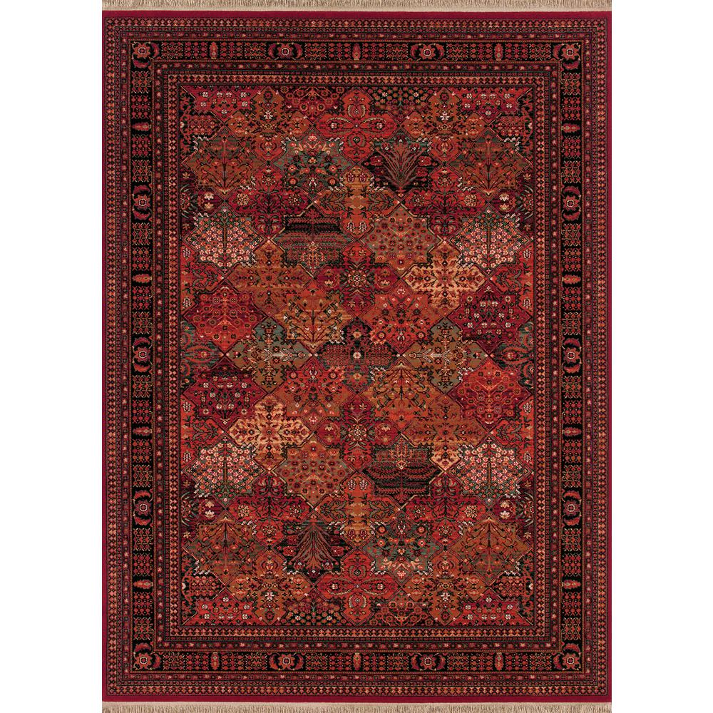 Couristan Imperial Baktiari Area Rug, Antique Red ,Rectangle, 9'10" x 14'1"