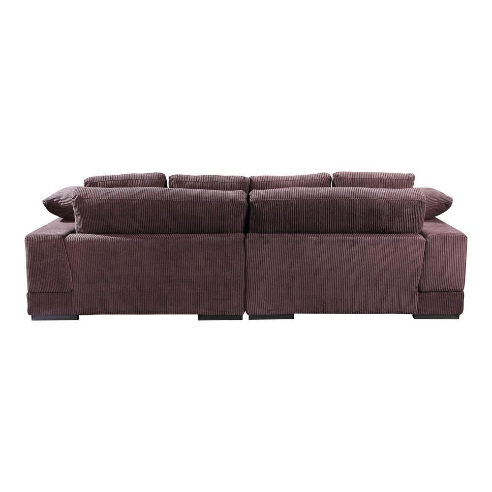Moe's Home Collection Plunge Sectional Dark Brown