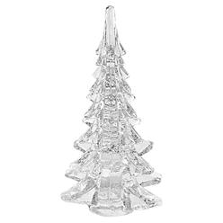 HomeRoots Home Decor 12" Mouth Blown Art Glass Christmas Tree - 376081