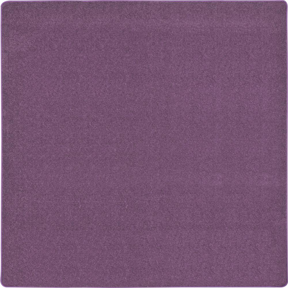 Joy Carpets Kid Essentials - Misc Sold Color Area Rugs Endurance, 12' x 12', Purple