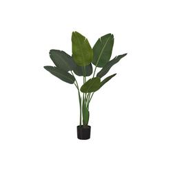 Monarch Specialties I 9569 44 in. Decorative Green Leaves Artificial Plant&#44; Black Pot