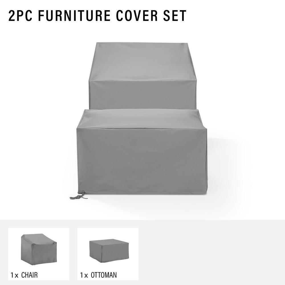 Crosley Brands 2Pc Outdoor Furniture Cover Set