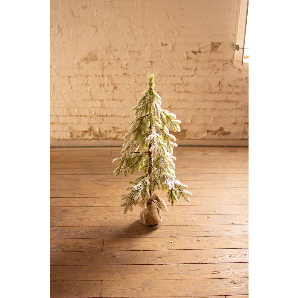 Kalalou Inc Artificial Frosted Christmas Tree - Small