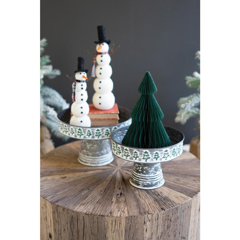 Kalalou Inc Set Of Two Christmas Display Pedestals