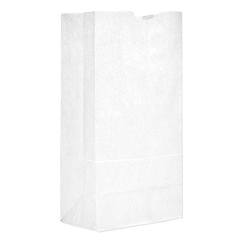 General Tires Grocery Paper Bags, 40 lb Capacity, #20, 8.25" x 5.94" x 16.13", White, 500 Bags