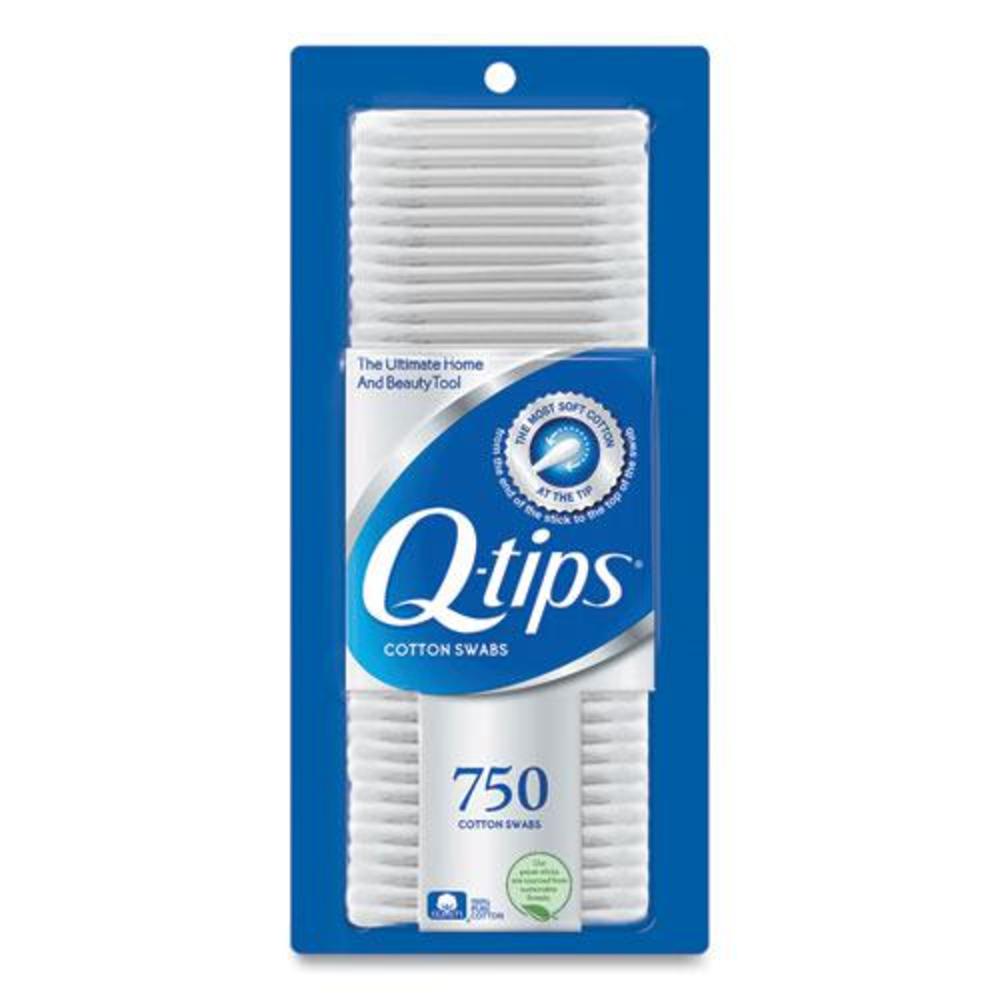 Q-Tips Cotton Swabs, 750/Pack, 12/Carton