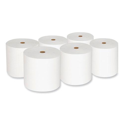 Morcon Tissue Valay Proprietary Roll Towels, 1-Ply, 7" x 800 ft, White, 6 Rolls/Carton