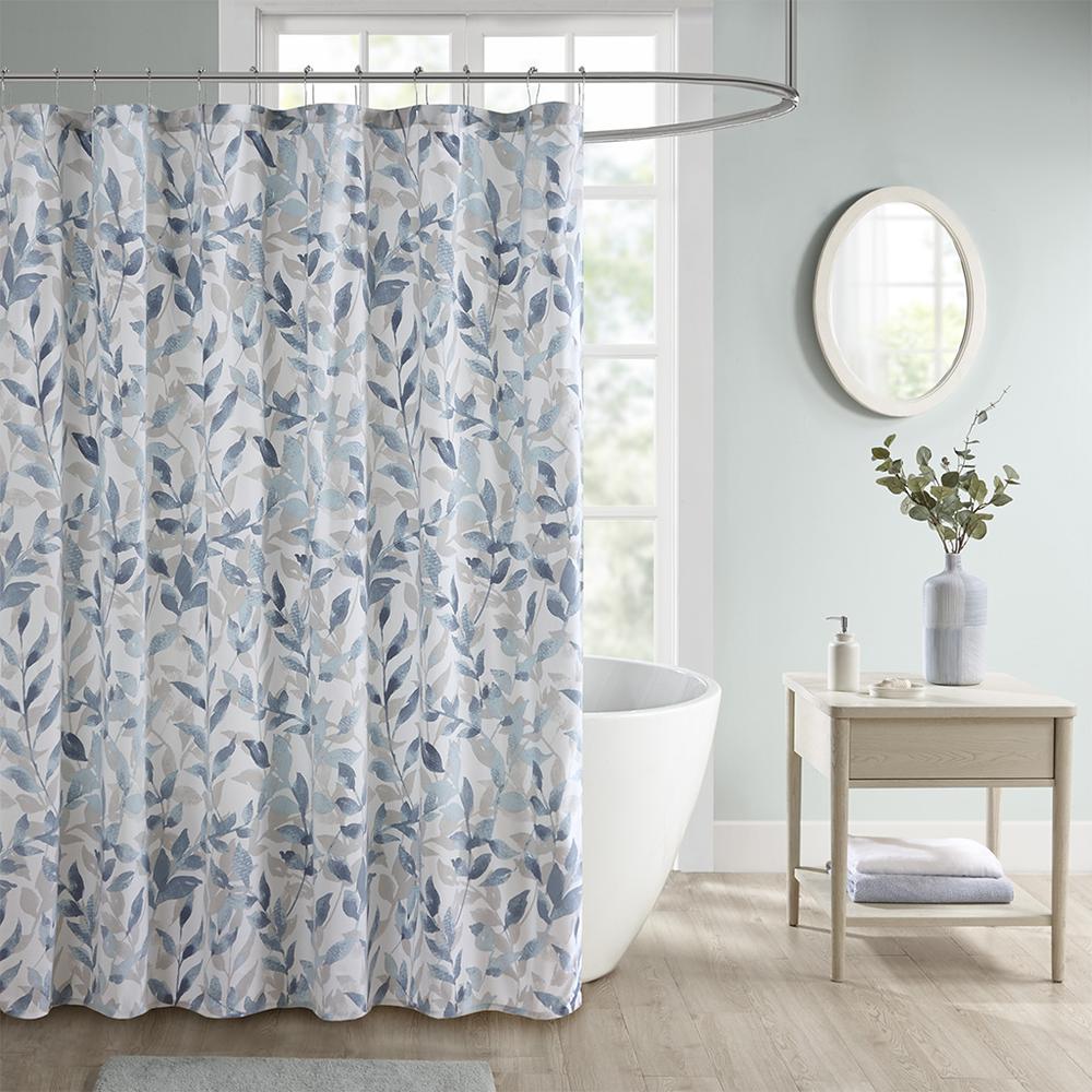 Madison Park Essentials 100% Polyester Shower Curtain,MPE70-872