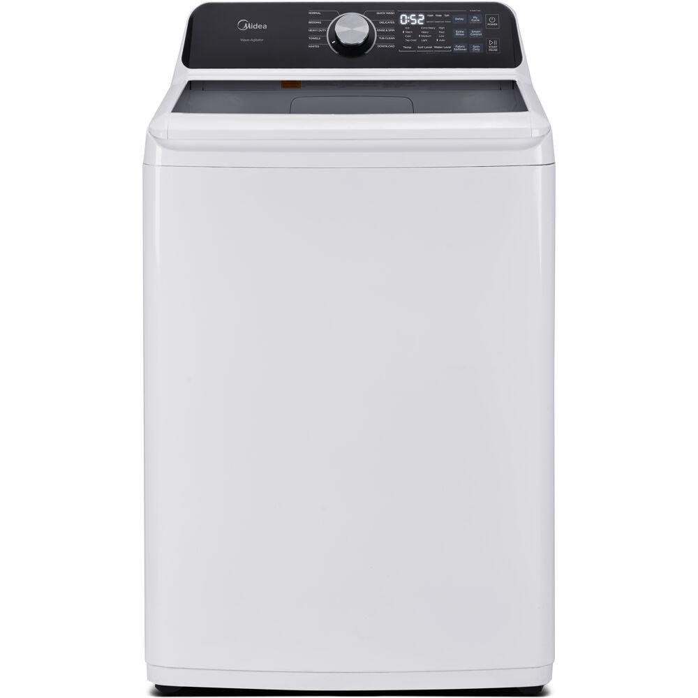 Midea 4.4 CF Top Load Washer, Agitator, Stainless Tub