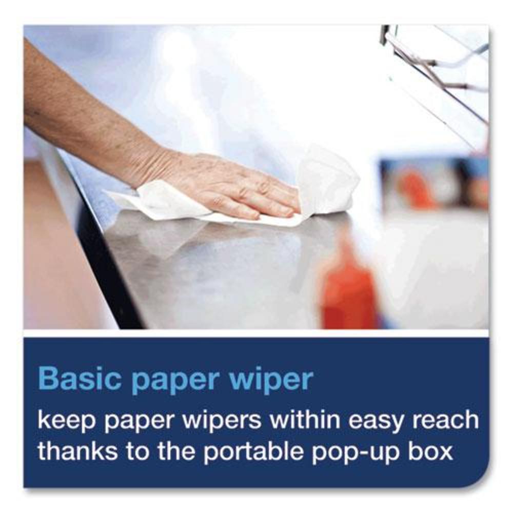 Tork Basic Paper Wiper, 1-Ply, 9 x 10.5, White, 250/Box, 24 Boxes/Carton