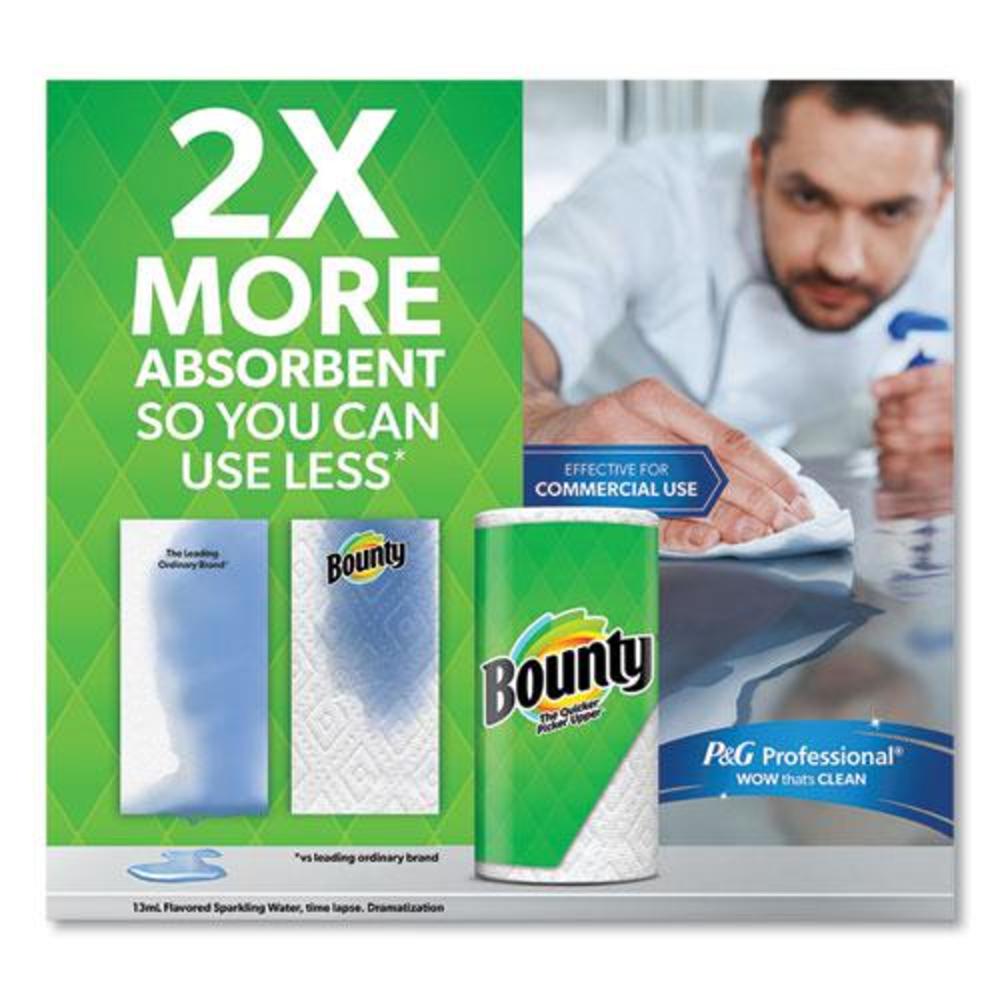 Bounty Select-a-Size Kitchen Roll Paper Towels, 2-Ply, 5.9 x 11, White, 90 Sheets/Double Roll, 24 Rolls/Carton