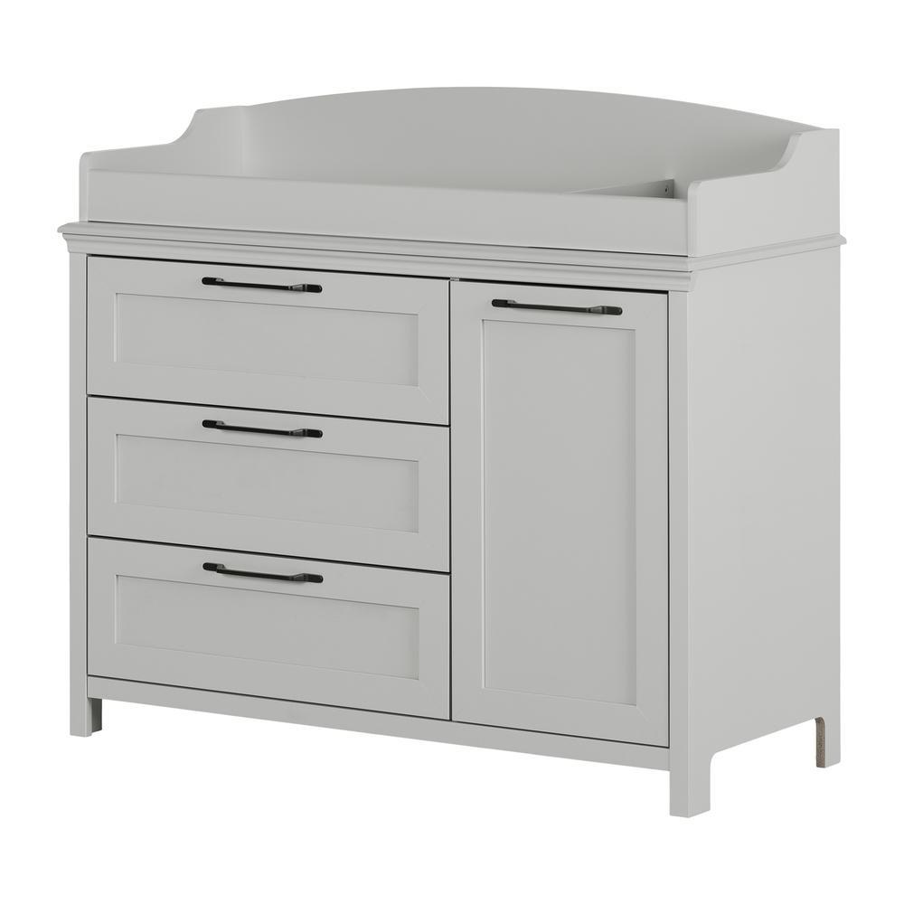 South Shore Daisie Changing Table, Soft Gray