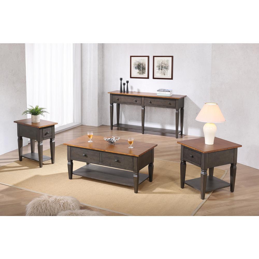 Sunset Trading Rectangular Coffee Table Set | End Table | Lamp Table | Sofa Table |