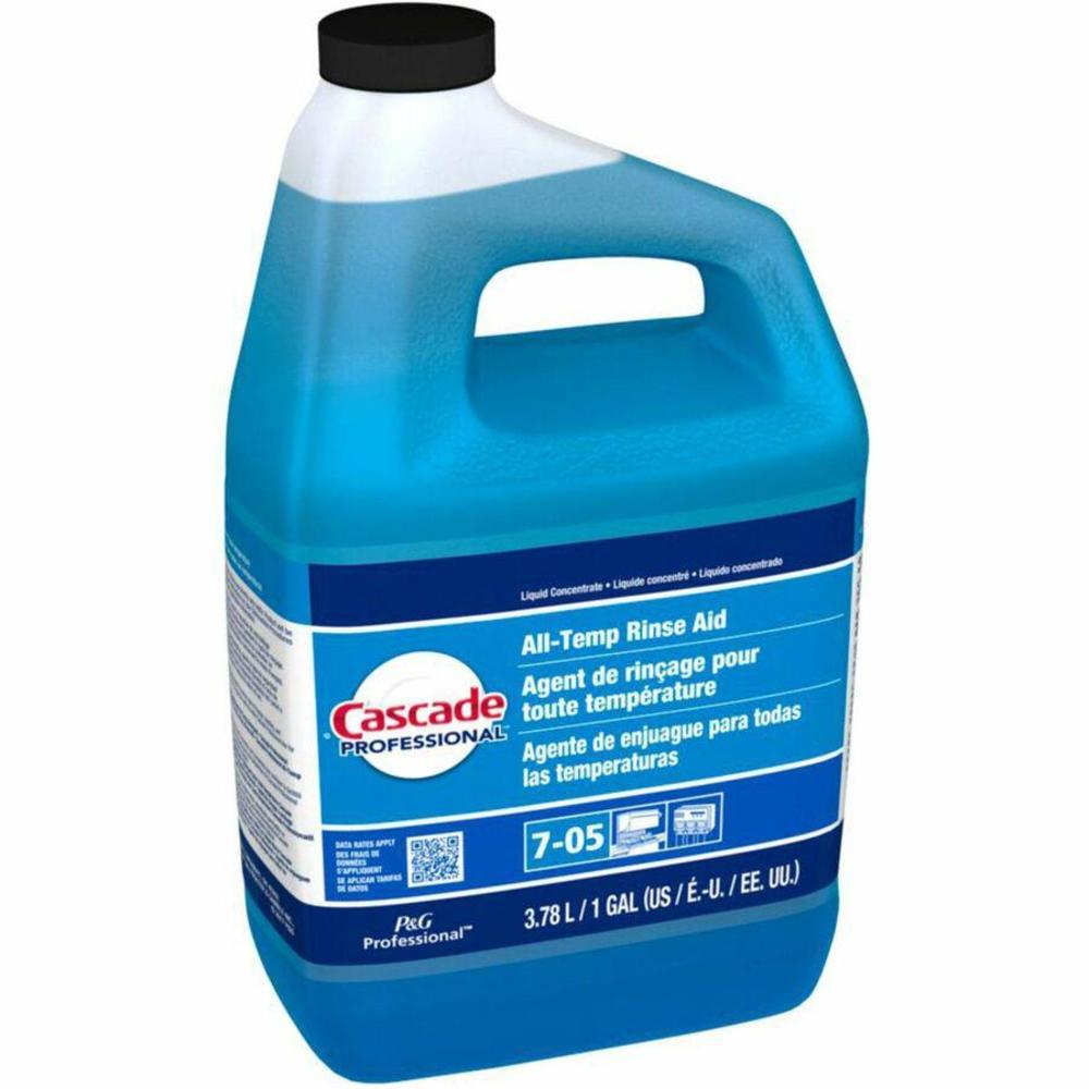 Procter & Gamble P&G All-Temp Rinse Aid - Concentrate - 128 fl oz (4 quart) - 2 / Carton - Blue