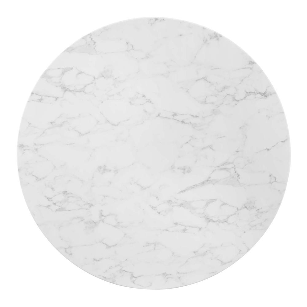 Modway Tupelo 47" Artificial Marble Dining Table
