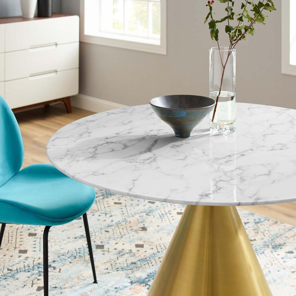 Modway Tupelo 47" Artificial Marble Dining Table