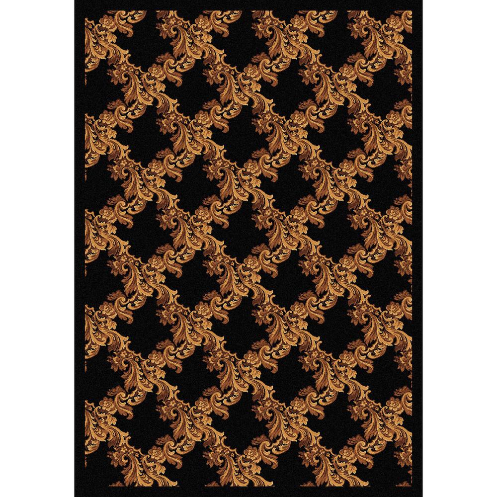 Joy Carpets Joy Carpet Corinth Black 7'8" x 10'9"