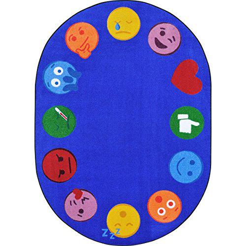 Joy Carpets Joy Carpet Emoji Edge Multi 13'2" Round