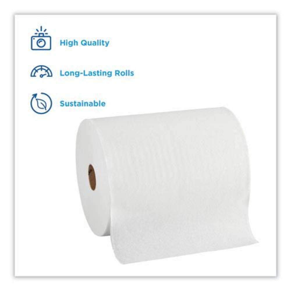 Georgia-Pacific EnMotion Paper Towel High Capacity Rolls, 1-Ply, 10" x 800 ft, White, 6 Rolls/Carton