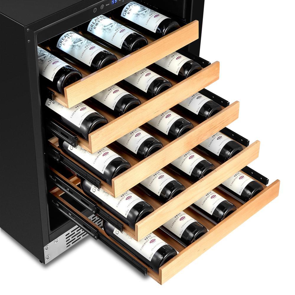 Whynter 24" Built-In Stainless Steel 54 Bottle Wine Refrigerator Cooler  In STOCK