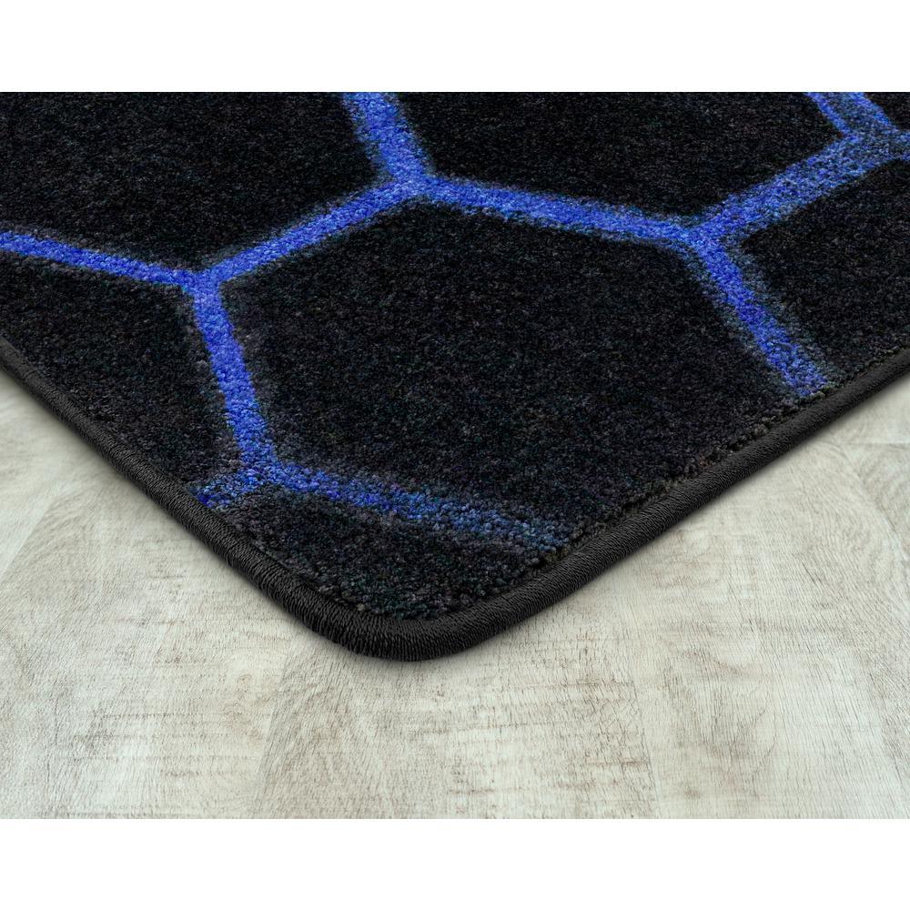 Joy Carpets Breakout 13'2" Round area rug in color Sapphire