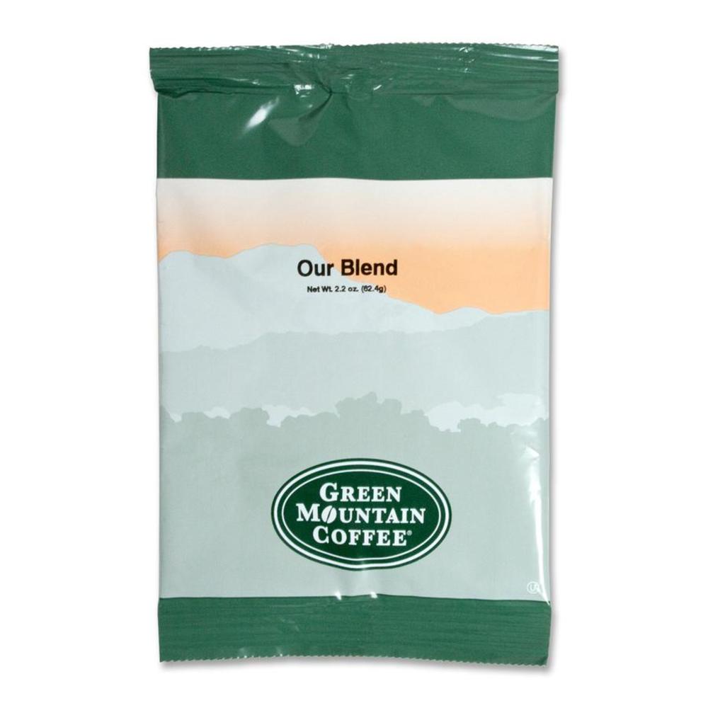 Green Mountain Coffee Roasters Starbucks Ground Our Blend Classic Ground Coffee - Light/Mild - 2.2 oz Per Packet - 100 Packet - 100 / Carton