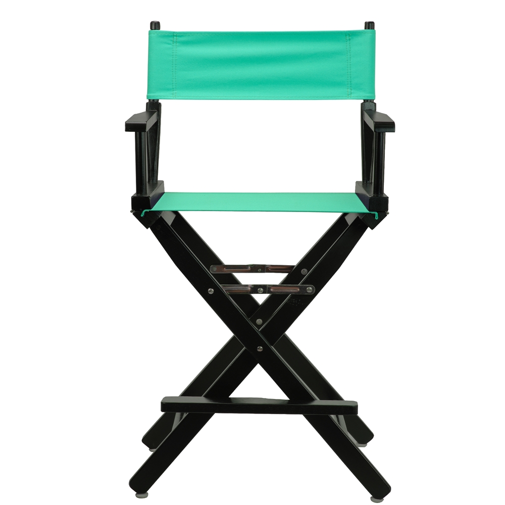 Casual Home 24" Director's Chair Black Frame-Teal Canvas