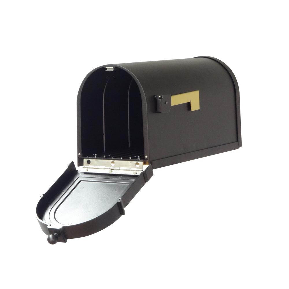 Special Lite Products SCB-1015-BLK Berkshire Curbside Mailbox Decorative Aluminum Vintage Mailbox