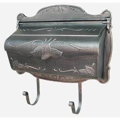 Special Lite Products SHF-1001-SW Floral Horizontal Mailbox Wall Mount Aluminum Detailed Decorative Flower