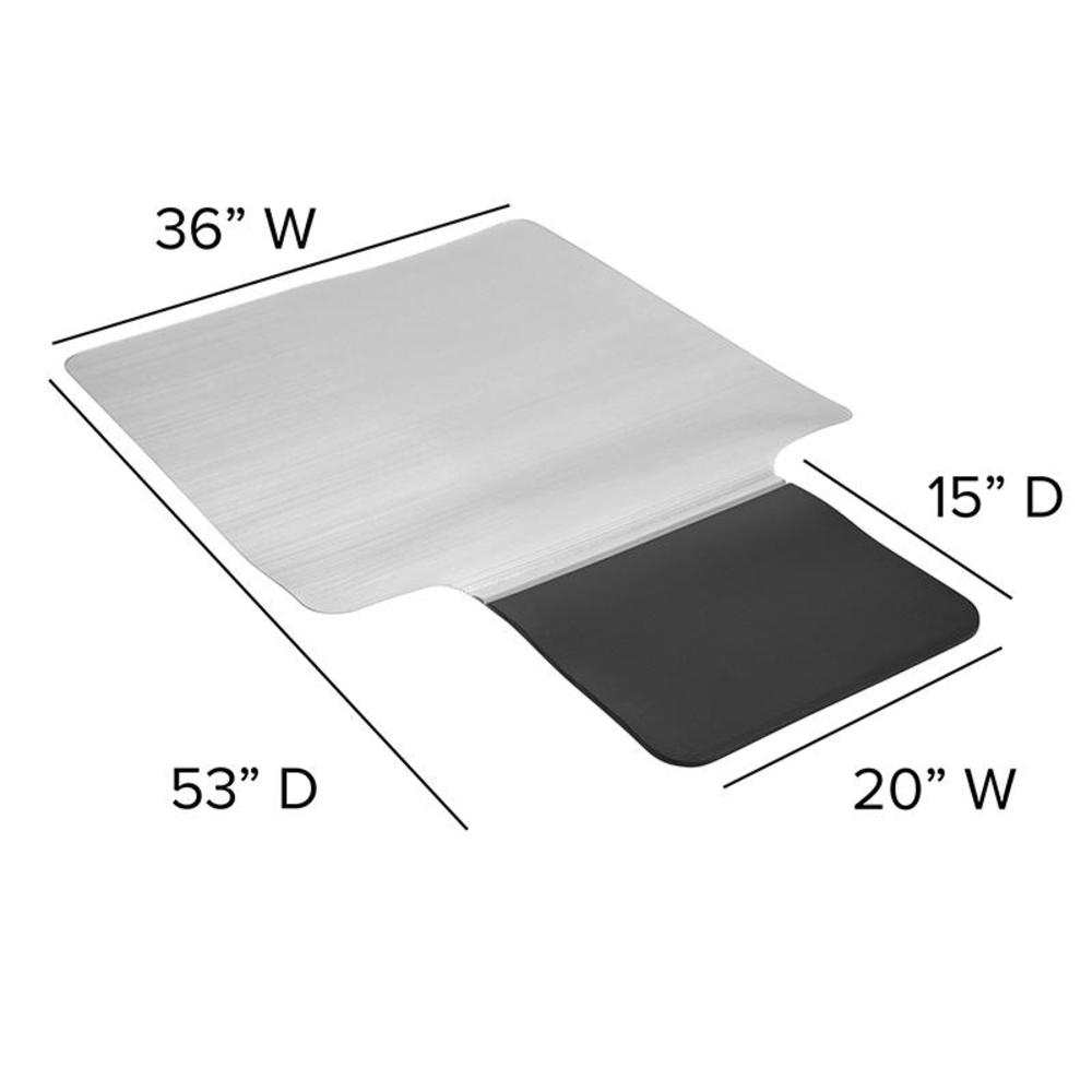 Flash Furniture Sit or Stand Mat Anti-Fatigue Support Combined with Floor Protection (36" x 53")