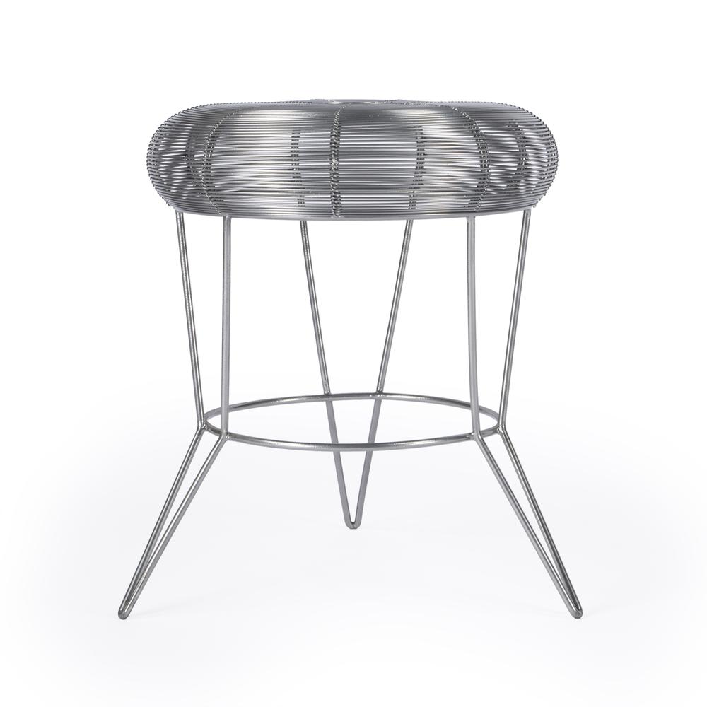 Butler Specialty Company Company Allen Decorative Wire Side Table, Silver