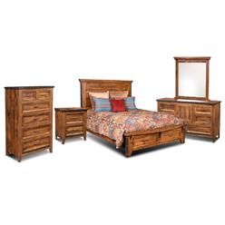 Sunset Trading Rustic City 5 Piece King Bedroom Set