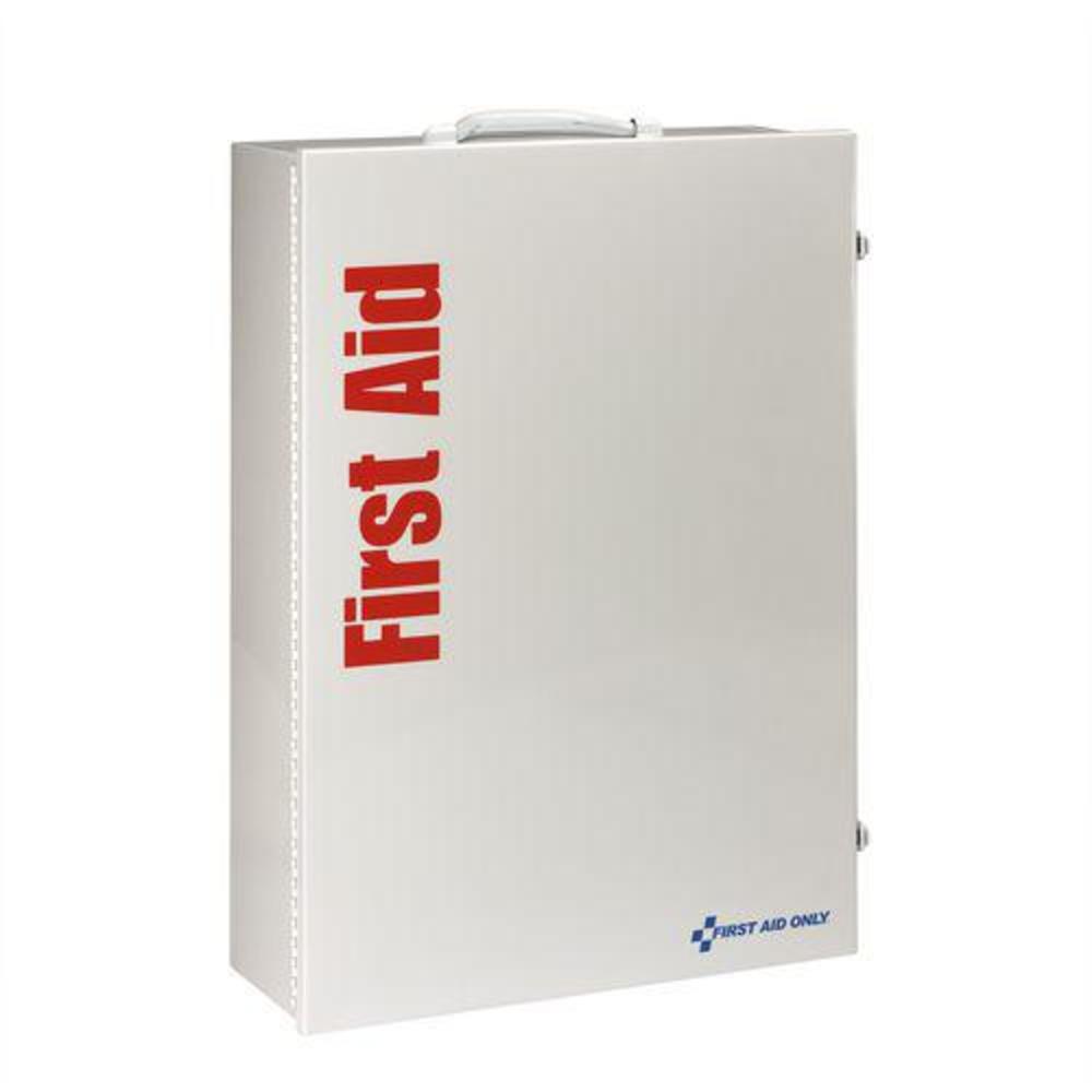 First Aid Only 150 Person ANSI B 4 Shelf Cabinet, 1,462 Pieces, Metal Case