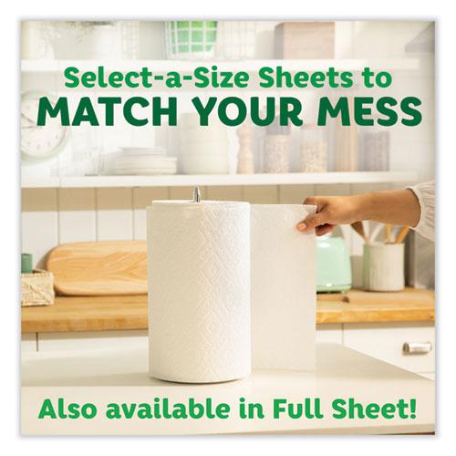 Bounty Select-a-Size Kitchen Roll Paper Towels, 2-Ply, White, 5.9 x 11, 147 Sheets/Roll, 12 Rolls/Carton
