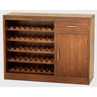 Nes Furniture Fine Handcrafted Solid Mahogany Wood Calibri Wine