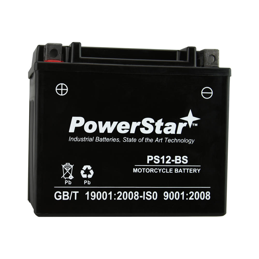 PowerStar YTX12-BS Atv Battery Compatible with Arctic Cat DVX 300 2019 to 2015
