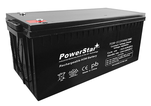 PowerStar 4D 12v 200Ah SLA AGM battery for Athey Products Corp.