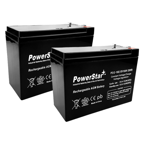 POWERSTAR X2 PowerStar 12V 10AH 26058 6-DZM-10 CB10-12 CE5 CE6 MA 2.0 Lawn Mower Battery