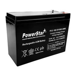 POWERSTAR UB12100-S Replacement PowerStar Battery - 2 Year Warranty - AGM 12 V 12Volt 12V