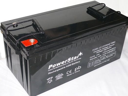 PowerStar 12v 200ah 4D Solar Battery For SBS Storage Battery Systems S12V200