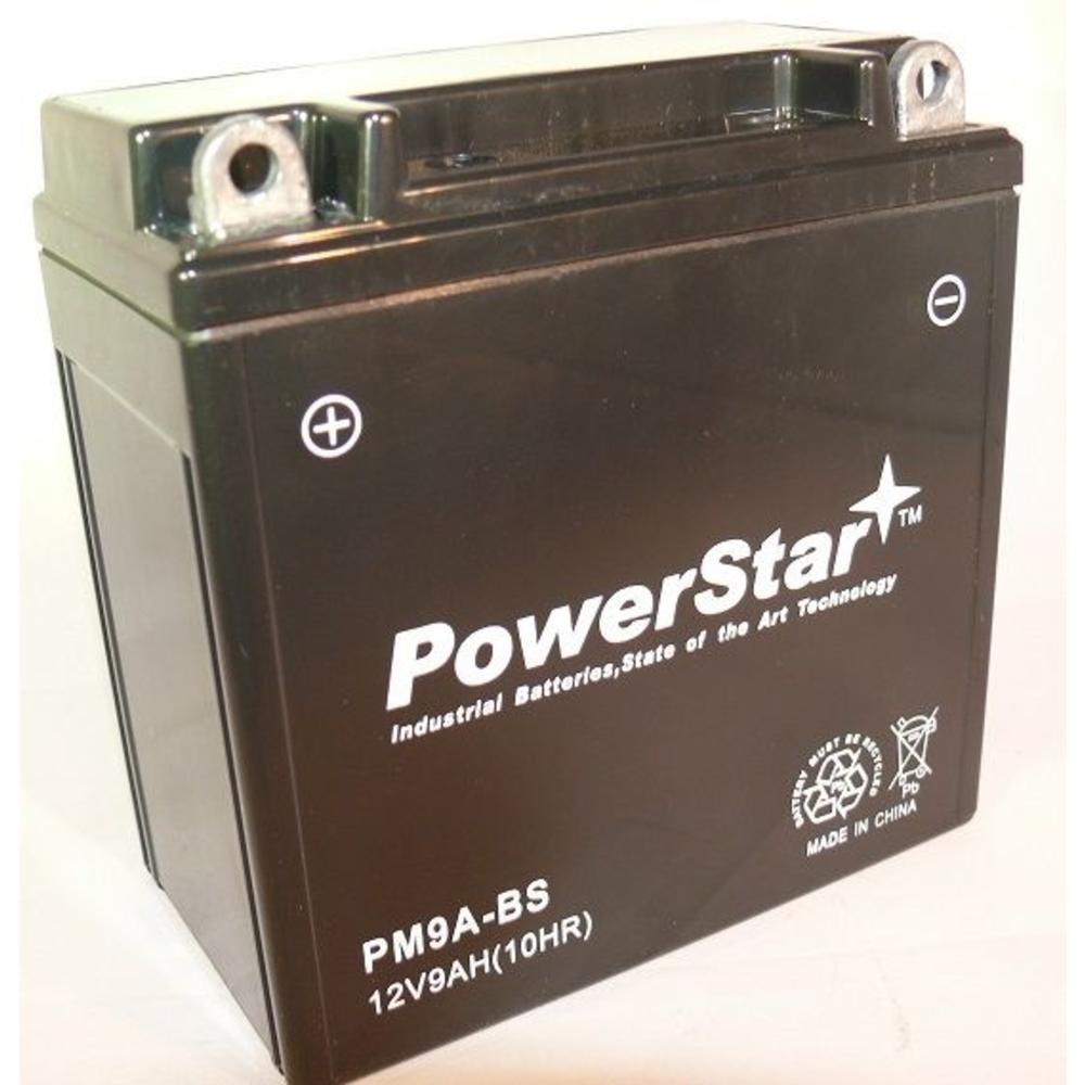 POWERSTAR Replacement PowerStar UTX9A-BS YB9-B 12N9-BS T.E.T. Motorcycle Battery