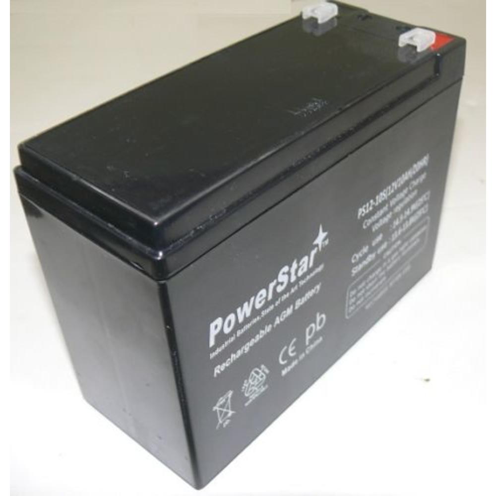 POWERSTAR 2 Pack - 12V 10AH Replaces HE12V127 HGL1012 LCRB1210P NEUTON CE5 POWPS12100