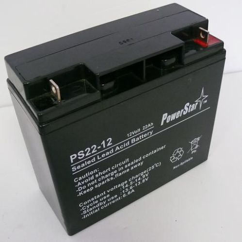 POWERSTAR 12V 22AH 6FM22 6-FM-22 Sealed Lead Acid Rechargeable Deep Cycle Battery