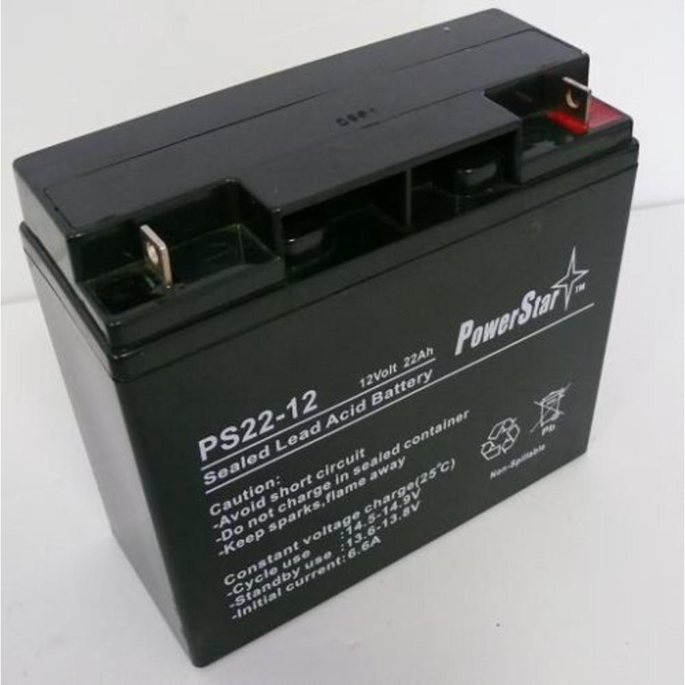 POWERSTAR Genuine PowerStar 40696 AGM 12V 22AH 12Volt 22Amp Sealed Lead Acid Battery