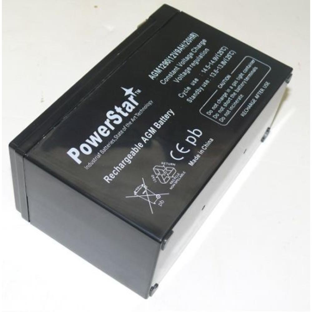 POWERSTAR Replacement Panasonic UP-RW1245P1  UPRW1245P1 12V 9Ah UPS Battery by POWERSTAR