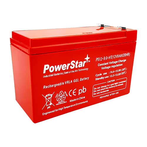 POWERSTAR High Temp Generac 0G9449 12V 9Ah Generator Battery : Replacement DEEP DISCHARGE