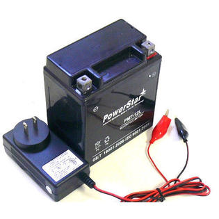 Powerstar Ytx7l Bs Agm Battery And 1 Amp Charger For 12v Powersport Motorcycle Scooter Atv Powerstar Ytx7l Bs Agm Battery And 1 Amp Charger For 12v Powersport Motorcycle Scooter Atv