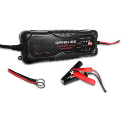 banshee Car Battery Charger with 12/24V DC Output Voltage and Short-circuit Protection