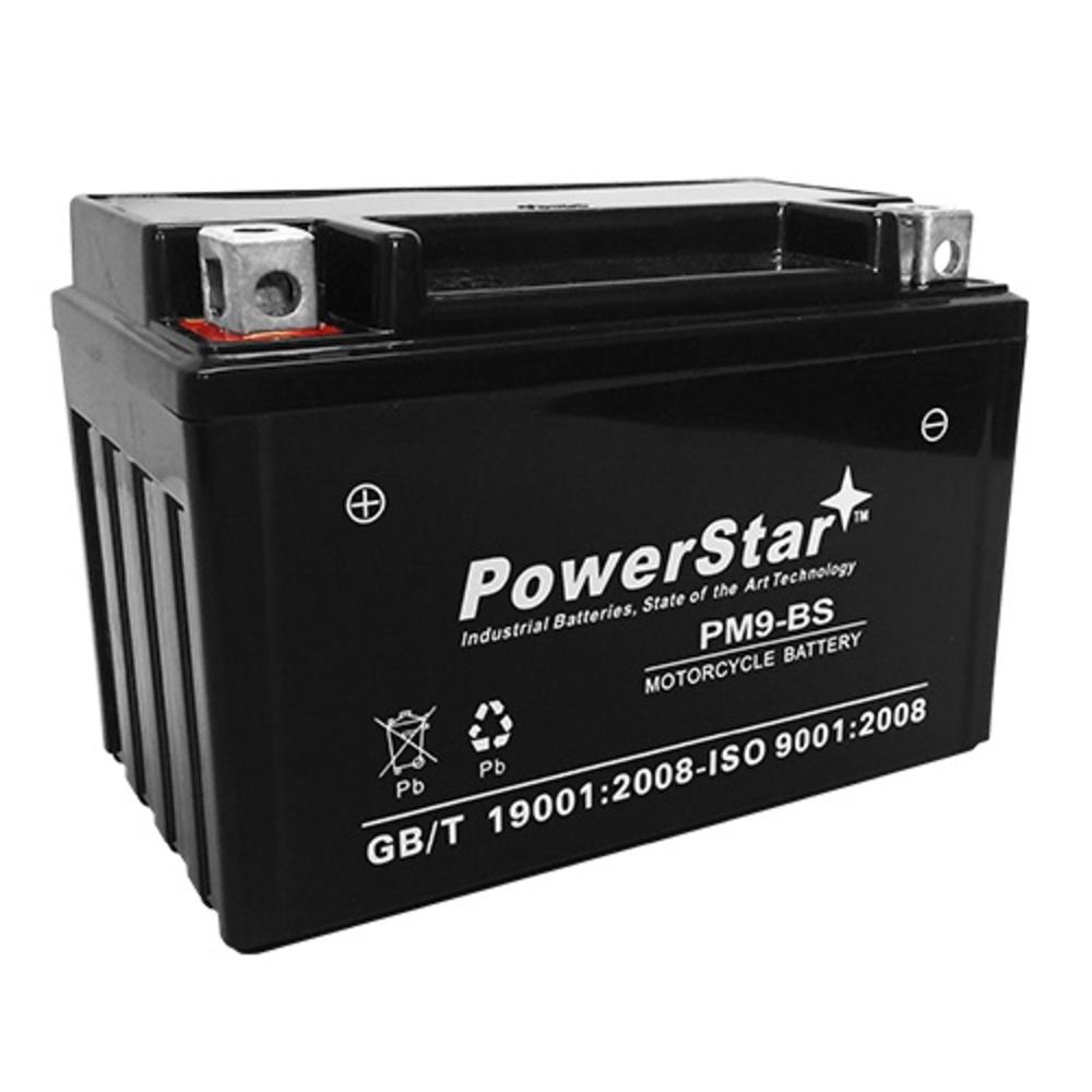 POWERSTAR Battery Replaces Hyosung BTX9-BS for GV250 Aquila SMF 2 YEAR WARRANTY